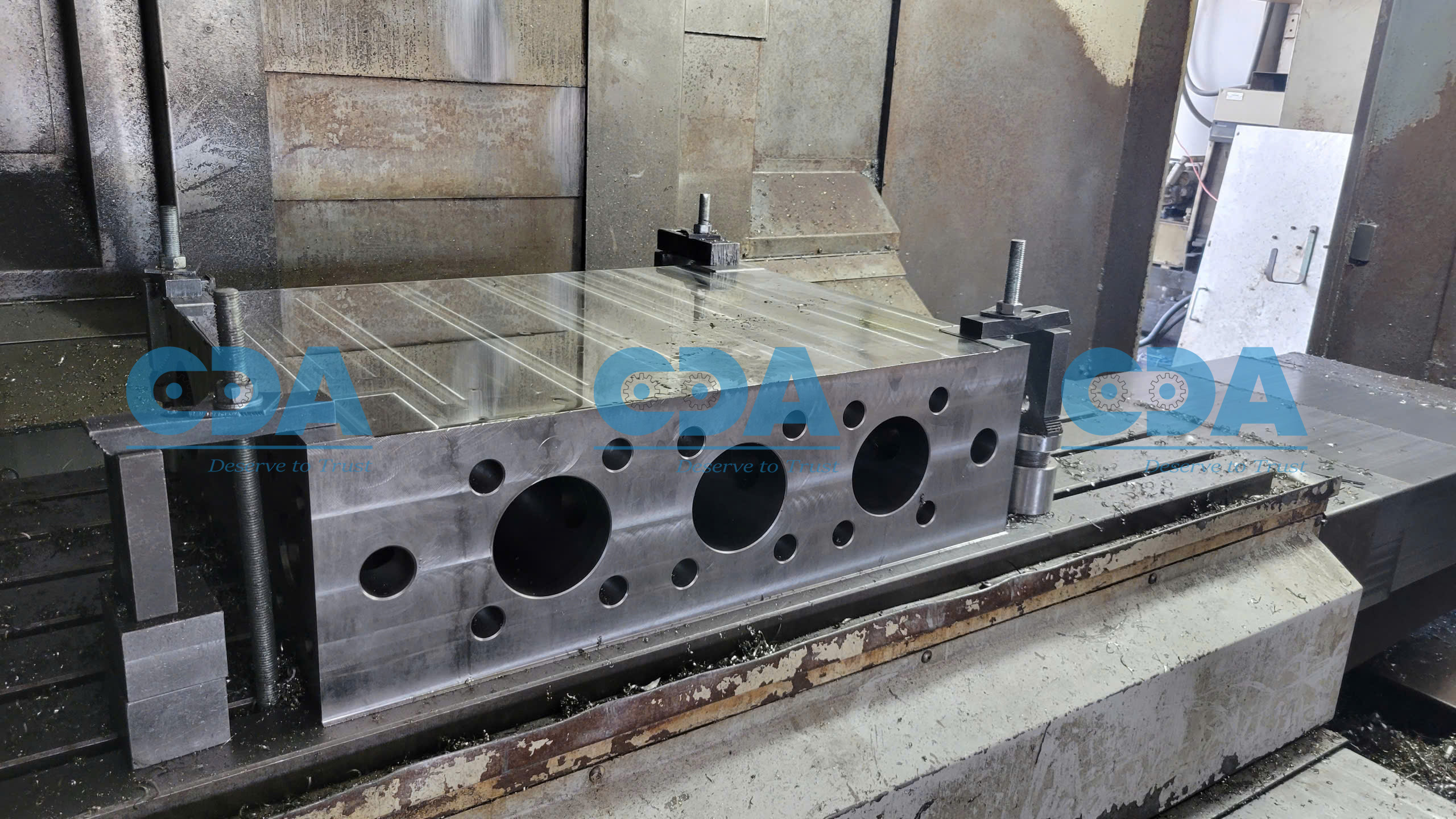 GIA CÔNG SẢN XUẤT ĐẾ VAN THỦY LỰC LOẠI LỚN THEO YÊU CẦU VIỆT NAM – CÔNG TY TNHH CHÂU ĐÀ